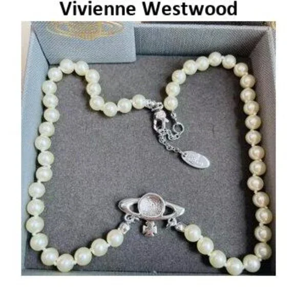 Vivienne Westwood Silver Mini Bas Relief Necklace Chain